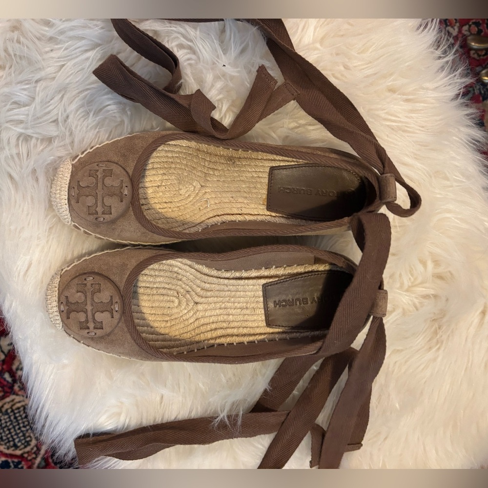 Tory Burch Brown Espadrilles size 6.5